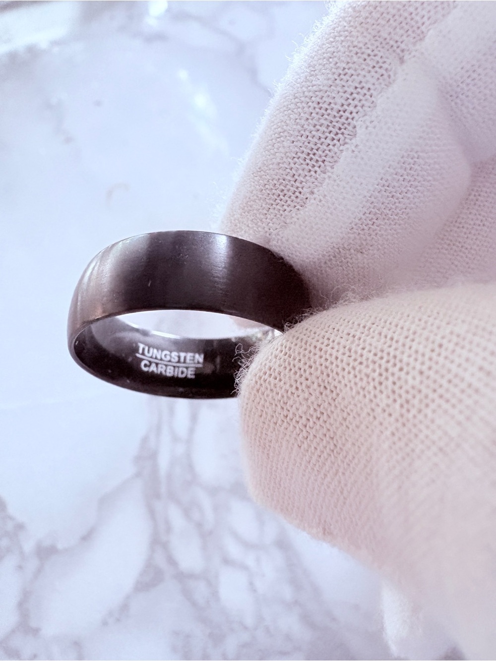 Ring Black Tungsten Carbide Men's size 11